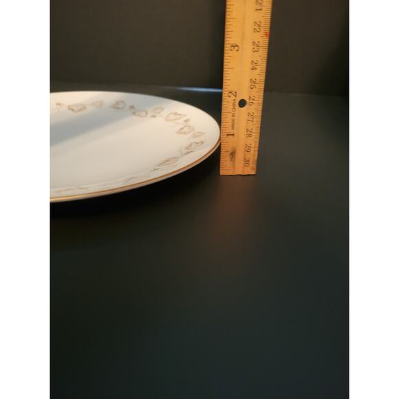 Vintage Noritake Ivory China Goldivy 8.25" Round Salad Plate 7531 - Picture 7 of 8